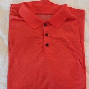 Orange Lululemon Polo Shirt